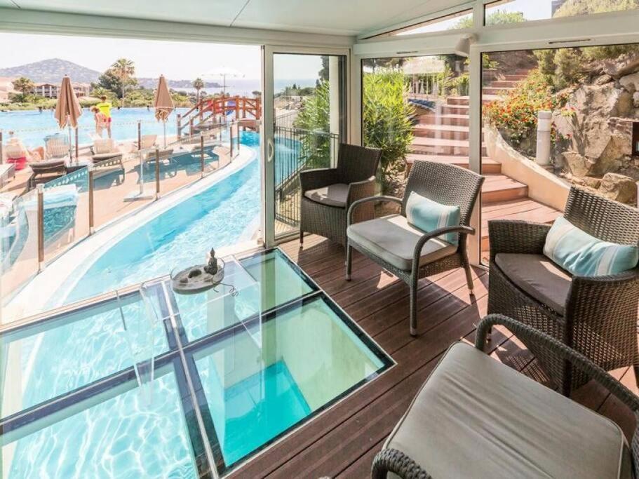 Dans Un Cadre D'Exception, Vue Mer Panoramique A Agay Cote D'Azur, Village Vacances Cap Esterel, T2 Avec Jardin, Golf, Climatisation, Wifi, 5 Piscines Saint-Raphaël المظهر الخارجي الصورة