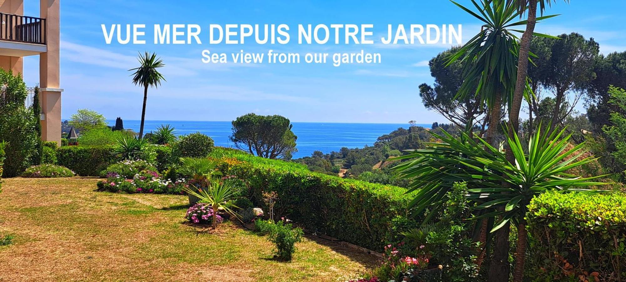 Dans Un Cadre D'Exception, Vue Mer Panoramique A Agay Cote D'Azur, Village Vacances Cap Esterel, T2 Avec Jardin, Golf, Climatisation, Wifi, 5 Piscines Saint-Raphaël المظهر الخارجي الصورة