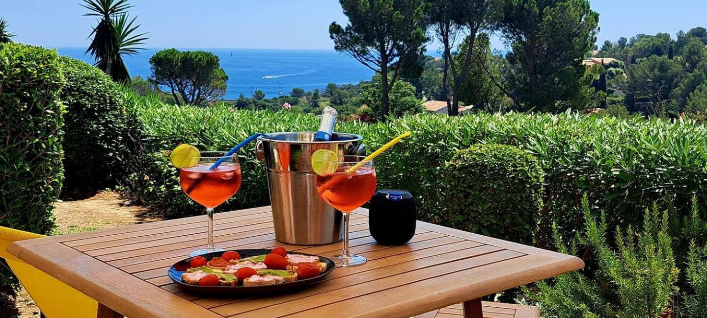 Dans Un Cadre D'Exception, Vue Mer Panoramique A Agay Cote D'Azur, Village Vacances Cap Esterel, T2 Avec Jardin, Golf, Climatisation, Wifi, 5 Piscines Saint-Raphaël المظهر الخارجي الصورة